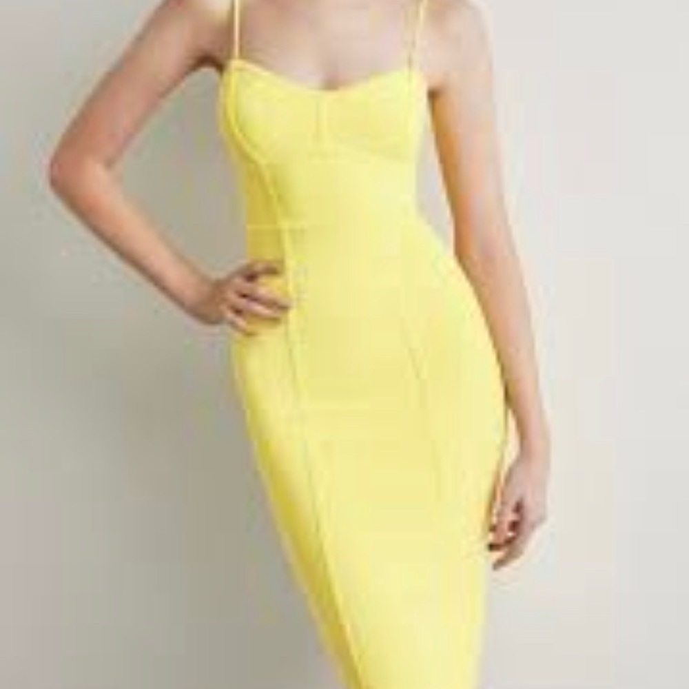 Limelight (yellow) BCBG MAXAZRIA DRESS
